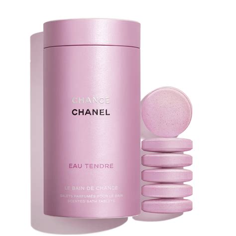 chanel chance eau tendre effervescent bath tablets|chanel chance eau tendre 100ml.